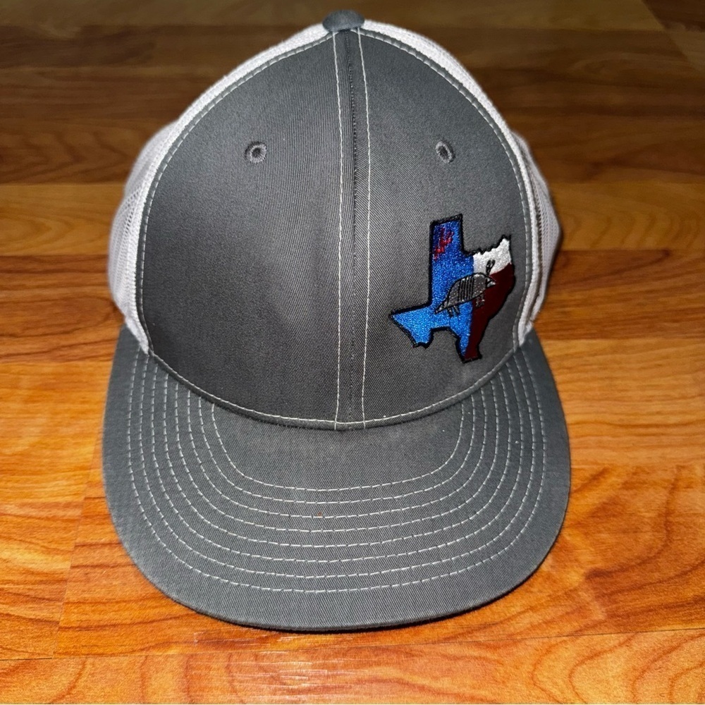 Texas State Armadillos SnapBack Trucker Hat Gray/White Necessary Roughness Team